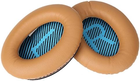 Valefod Replacement Ear Pad Foam Cushion for Bose QuietComfort 2 15 25 35 Headphones, Ear Cushion for Bose QC2 QC15 QC25 QC35 AE2 AE2i AE2w (Brown)