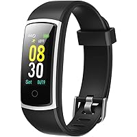 YAMAY Fitness Armband mit Blutdruckmessung,Smartwatch Fitness Tracker mit Pulsmesser Wasserdicht IP68 Fitness Uhr Blutdruck Messgeräte Pulsuhr Schrittzähler Uhr für Damen Herren Anruf SMS SNS Beachten