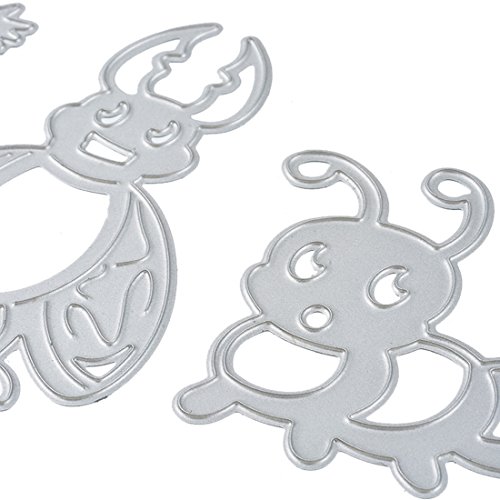 Souarts Metal Biene Schneiden Schablone für DIY Scrapbooking Album Handwerk 1 Set - 3