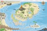 Papo 41258 - Spielteppich Piraten 100 x 150 cm