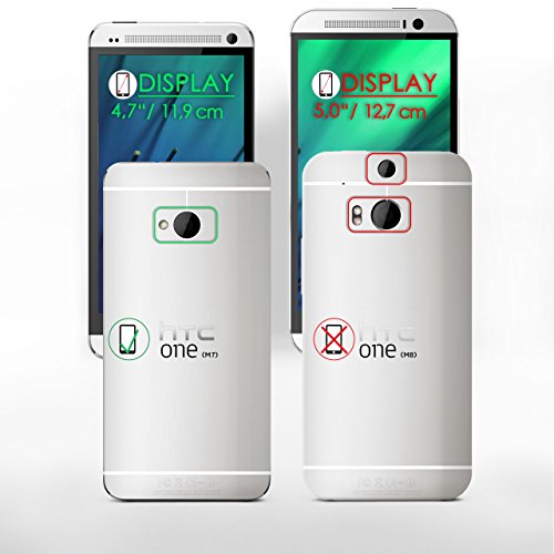 Funda protectora OneFlow para funda HTC One M7 Carcasa silicona TPU 1 5mm   Accesorios cubierta protecci  n m  vil   Funda m  vil paragolpes bolso cepillado aluminio dise  o en Navy-Blue