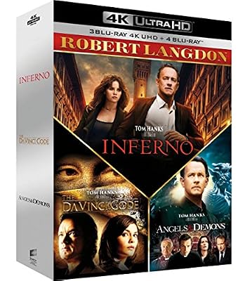 Robert Langdon - Da Vinci Code + Anges & démons + Inferno [4K Ultra HD + Blu-ray]