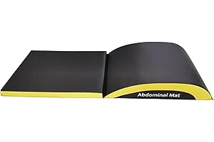 rockible Colchoneta portátil para Ejercicios Abdominales Abdominal Core Trainer Rango Completo Movimiento Gimnasio Estira los músculos Soporte para la Espalda