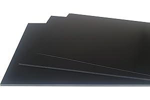 FR4 GFK SCHWARZ GFK Platten FR4 schwarz Glashartgewebe Kunststoffplatte (1,5 mm, 540 x 240 mm)