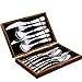 Produktbild Sheep-H 12 PCS Cutter und Gabel Besteck Set Spiegel poliert Geschirr 304 Edelstahl Cutter Gabel Löffel Geschirr Utensil Set Edelstahl Besteck Set, Esszimmer Besteck