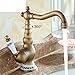 Produktbild ZZB Volle europäische antike Kupfer Wasserhahn/Becken Becken Wasserhahn/Retro Küchenspüle Wasserhahn-A