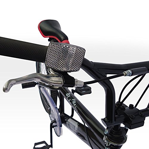 Jago BMX Fahrrad „BlackPhantom“ 20 Zoll Rad / Bike, 360°-Rotationslenker, 4 Pegs, Freestyle-Gabel - 4