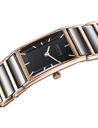 Bering Ceramic - Reloj analógico de mujer de cuarzo con correa de varios materiales multicolor - sumergible a 30 metros