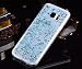 Produktbild Galaxy S9Plus Case, Shiny Tinfoil Paillettes Soft TPU Transparent Slim Cover, TAITOU Attractive Bling Insert Sparkling Platinum UltraLight Thin Case For Samsung Galaxy S9 Plus Blue