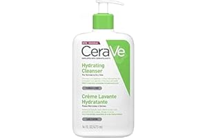CeraVe - Crème Lavante Hydratante - Visage & Corps - Nettoie et Hydrate Sans Altérer la Barrière Cutanée - Aux 3 Céramides Essentiels + Acide Hyaluronique - Peau Normale à Sèche - 473 ml