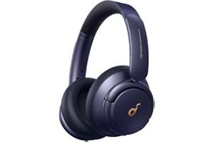 soundcore Q30 by Anker, Hybrid Active Noise Cancelling Headphones with Travel Pouch, Multiple Modes, Hi-Res Audio, Custom EQ via App, 50H Playtime, Comfortable Fit, Bluetooth, Multipoint Connection