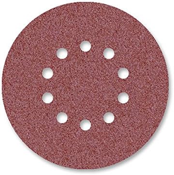 25 MENZER Hook &amp; Loop Sanding Discs for Drywall Sanders Ø 225 mm - Grit 60-10 hole