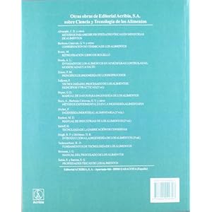Introduccion Al Calculo de Los Procesos Tecnologicos de Los Alimentos