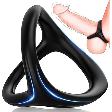 penisring erotik Bestseller TPE Penisring Erotik-Produkt Hülle Drei Ringe Sexspielzeug  Weicher Gummi Penisring| Alibaba.com main image 1