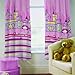 Curtains 66" x 54" Princess Castle with Tie Backs