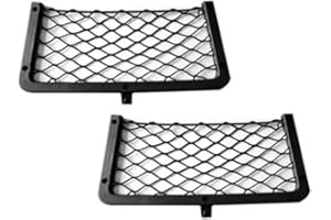 Puupaa Red elástica de almacenamiento, redes de almacenamiento para autocaravana, red de almacenamiento grande con marco de plástico para coche, caravana, barco