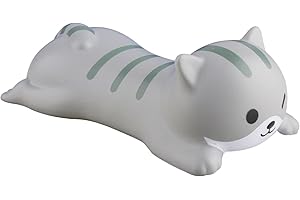 Rumyve Mouse Cartoon Animal Wrist Rest,Soft Memory Foam Support Pad,Anti-Slip Wrist Support Pain Relief for Home Computer Gaming Laptop Office(Cat)