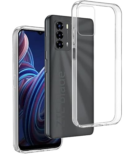 KEJI Cover In TPU Morbida Per ZTE Blade A54 – Sottile, Antiscivolo, Antiurto – Nero