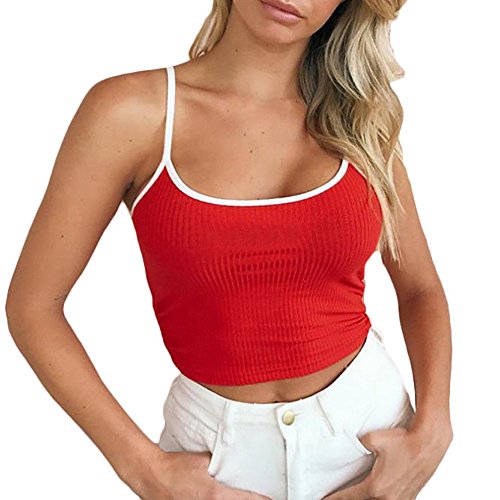 Preisvergleich Produktbild JMETRIC Damen Kurze, schlanke Passform Wilde ärmellose Leibchen