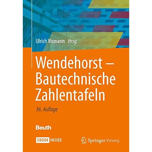 [PDF] Download Wendehorst Bautechnische Zahlentafeln Kostenlos