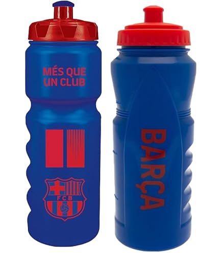 Bouteille UV Hy-Pro FC Barcelone – 750 Ml, Aluminium, Paille Pliable Intégrée, Finition Néochrome – Sous Licence Officielle