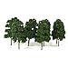 Produktbild 10pcs 1:75 Landschaftsbau Tanne Baum Bäume Modelleisenbahn Dunkelgrün