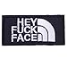 Produktbild Tquip 'Hey Fuck Face' PVC Patch Fun - Aufnähen oder bügeln - Schwarz/Weiß Airsoft Patch