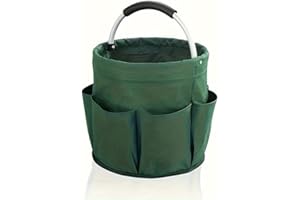 Mounteps Multifunctional Cleaning Caddy with Handle Garden Tools Bag Cleaning Basket (Green)