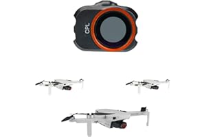 Fututech Filtro CPL per DJI Mini SE Mavic Mini2 Mini Proteggere la Lente Ad Alta Trasmissione Luminosa Regolare la Luce Anti-Olio Anti-Acqua Accessorio Drone (CPL)