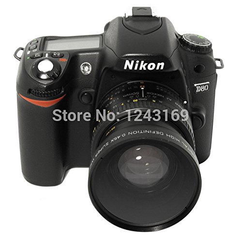 ryadia  TM  x 0 45  x 52  mm Grand Angle Objectif Macro Pour Nikon D3200 D3100 D5200 D5100 lf036-sz