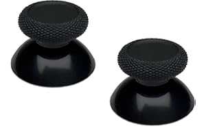 VicRole Black Original Replacement Thumbsticks for Meta Quest 2 Controller, Repair Kit Buttons Custom Analog Stick Joysticks for Oculus Quest 2 VR Headset with Prying Tool