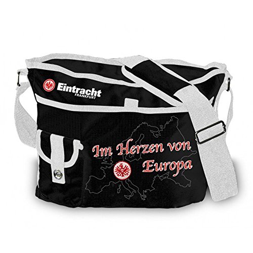 Preisvergleich Produktbild Eintracht Frankfurt Umhängetasche / Schultertasche / Tasche / Damentasche - plus gratis Aufkleber forever Frankfurt