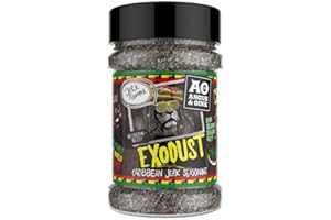 Angus & Oink Exodust Caribbean Hot Jerk Seasoning | Perfect for Jerk Chicken, Pork, Fish & More | Fruity & Tangy Salsa Pairing | Gluten Free, Vegan Friendly |230g