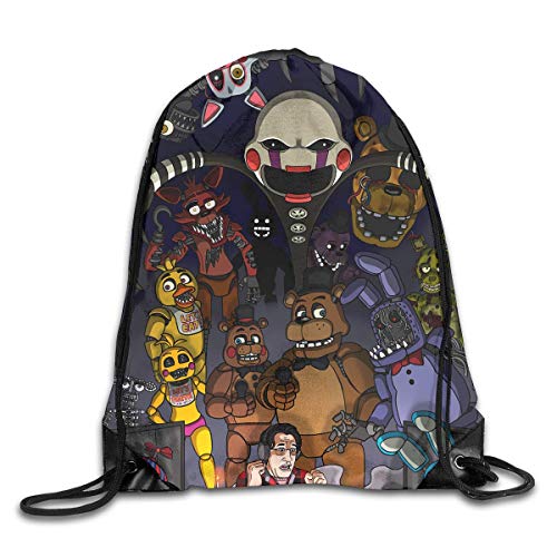 Sports Bags Bolsa De Gimnasio Drawstring Bag Five Nights At Freddy Gym Sport Bags Cinch Sacks Travel Hiking Backpack For Men Women - 