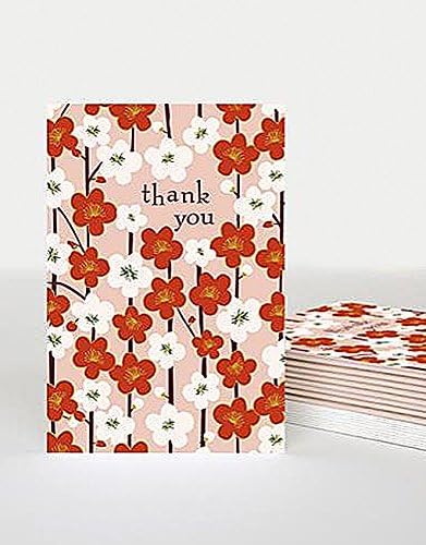 Thank You Kimono Floral Cards by Caroline Gardner (PQE195)