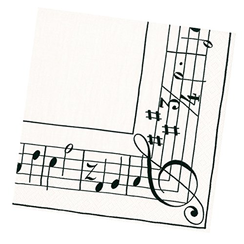 Preisvergleich Produktbild mugesh Servietten Sonata - Schönes Geschenk für Musiker