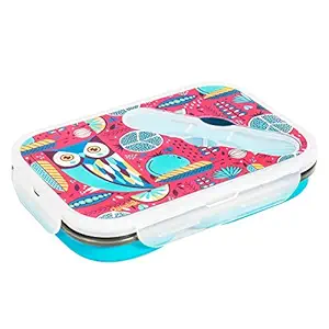 Chumbak Silicone Owl You Can Eat Lunch Box.