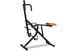 GRIDINLUX | Máquina Ejercicios Multifunción | Trainer M-Potrex | Musculación, Tonificación, Cardio | Registro Actividad | 12 Niveles Intensidad | Pantalla LCD | Plegable