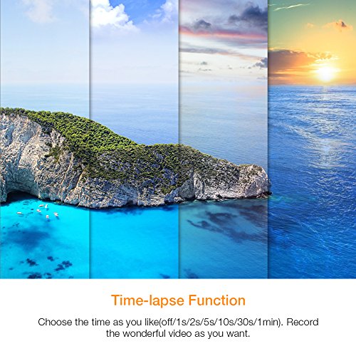 En Venta Apeman Cámara Deportiva de Acción WIFI 14MP Full HD
Impermeable 30M 2.0 Pulgadas Pantalla con LCD, 170 Grados Amplio Lente
2 Batería Recargables de Multiples Accesorios Especial