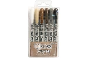FABER-CASTELL Ranger Tim Holtz Distress Crayon Juego de rotuladores pack de 6