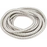 Spelt Şarj Aleti Kablosu Kablo Kordon Koruyucu Spiral Sarma Kılıf Koruma (G&uuml;m&uuml;ş)