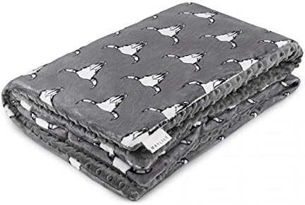 MayLily® Premium | Magic Warm Baby Blanket | Minky/Minky | 100x75cm | Hypoallergenic Filling | Made in EU | available in many colors (Arizona)