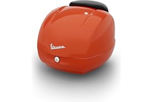 Scooter-ProSports Topcase original Piaggio 36 Liter für Vespa GTS 125, 300 CCM euro5 ab Baujahr 2022 (orange impulsivo A11)