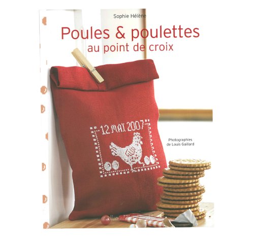 Poules et poulettes au point de croix