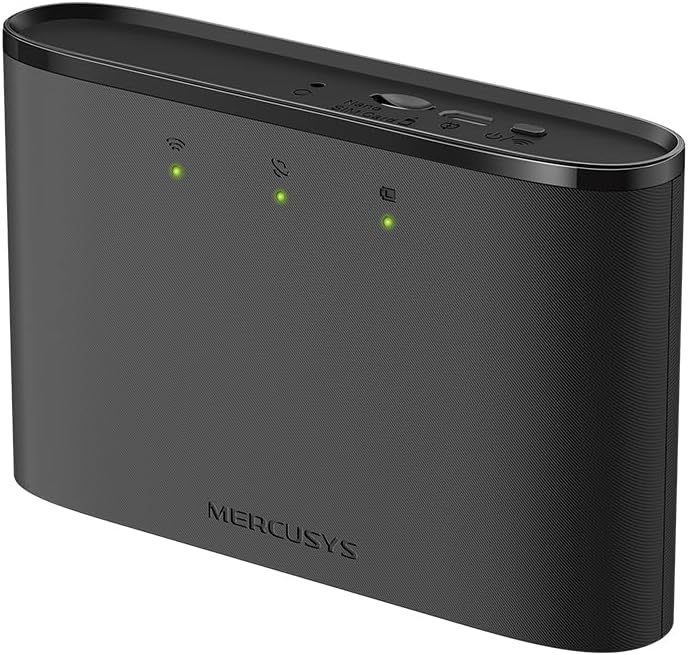 Mercusys MT110, 4G Taşınabilir Mobil Modem, 150Mbps ye kadar İnternet Hızı, 10 Cihaza Kadar Bağlantı, 2200 mAh Batarya, Kurulum Gerektirmez, Mobil Uygulama Desteği