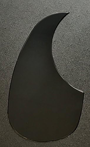 (MADE IN JAPAN) Black pickguard Left for acoustic guitar 17.3cm
