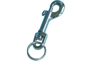 ‎WEDO Wedo 262499 Karabinerhaken (4er-Set, aus Metall, glanzvernickelt Inhalt: je 2 Stück 65 mm und 75 mm)