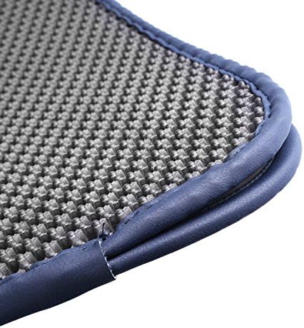 Large Cat Litter Mat,Honeycomb Double Layer Litter Trapping,Leather Edge,Non-Slip Waterproof Base,Easy Cleaning,Soft and Non-Toxic For Cats,Dogs,Super Size Rectangular 29.5" X 21.5" Grey