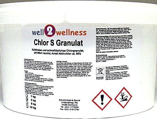 Chlor S Granulat - schnell lösliches Chlorgranulat mit über 60% Aktivchlor, 3,0 kg