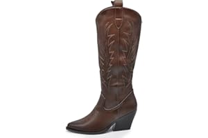 IF Fashion Stivali Cowboy Western Texani Scarpe da Donna A Punta Camperos LY80-12